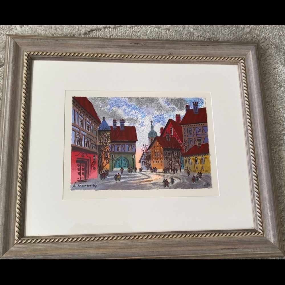 Anatole Krasnyansky "Chester England" limited addition Signed Serigraph